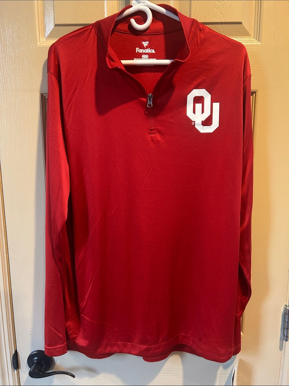 OU Fanatics Oklahoma Sooners Men’s Quarter-Zip Performance Top